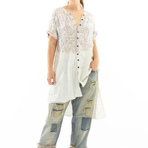 Magnolia Pearl Sybeal Chemise Dress Acanthus Sun $325